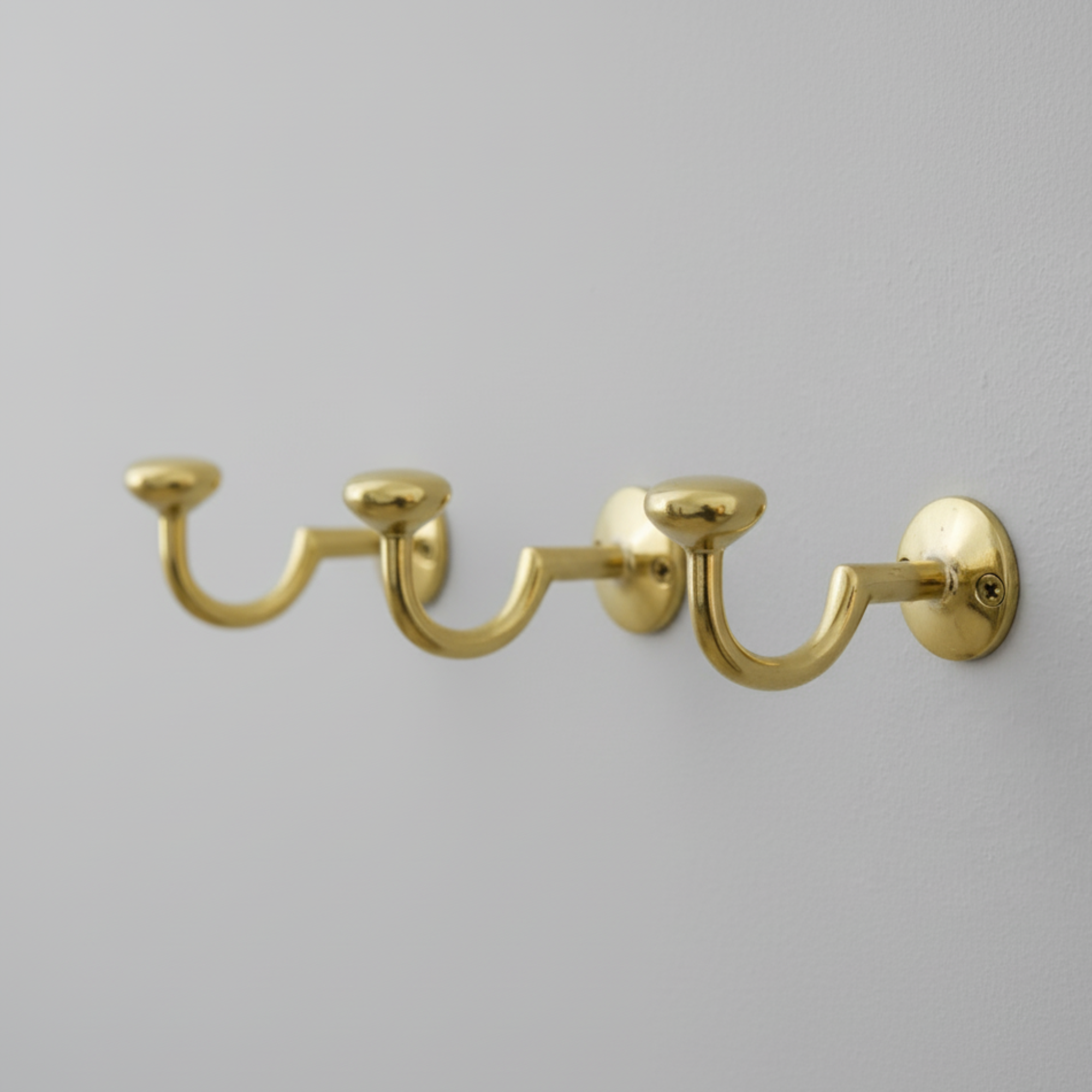 Solid Brass Wall Hook Gold Coat Hanger for Entryway & Bath Arcuros
