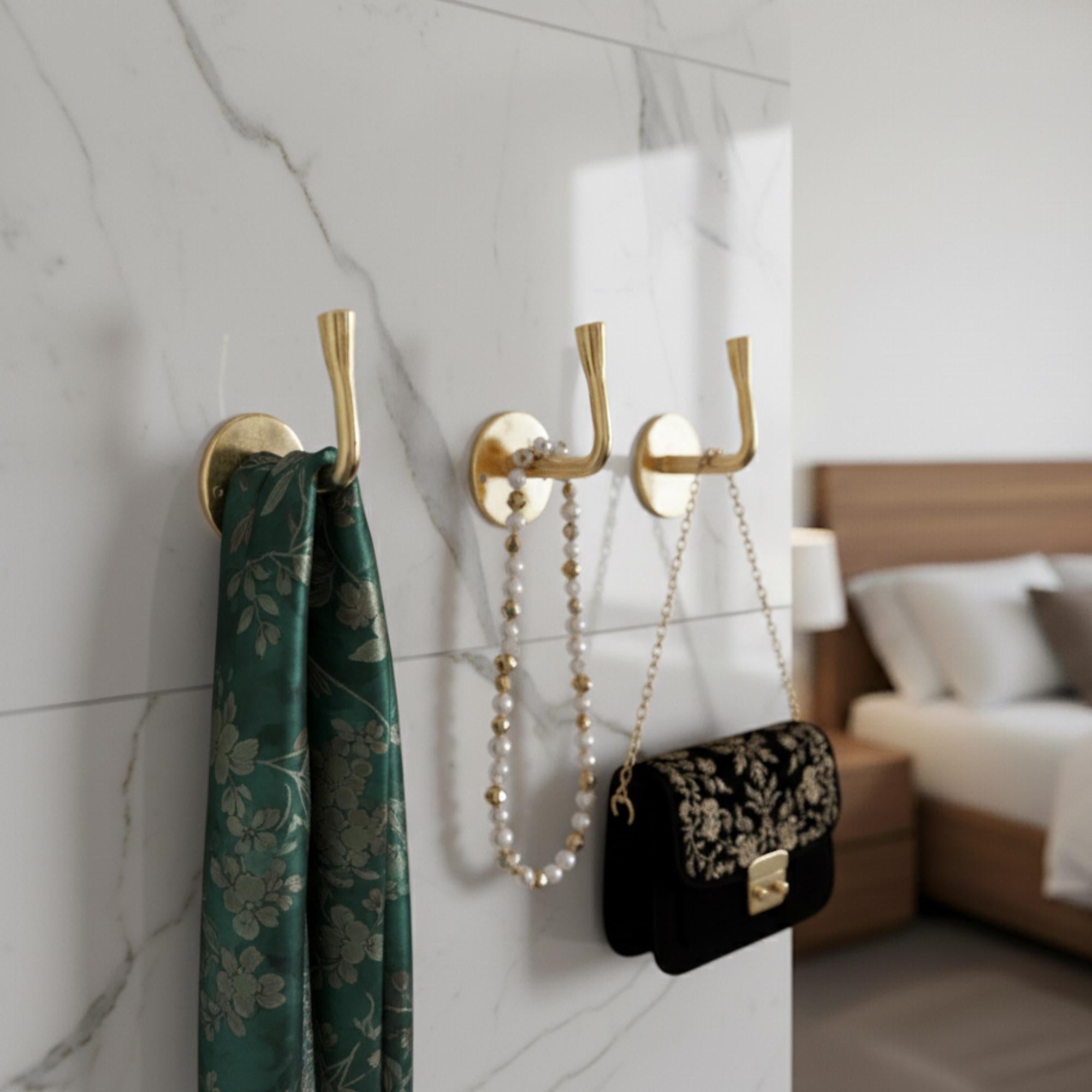 Solid Brass Coat Hooks Unlacquered Antique Brass Wall Hooks Arcuros