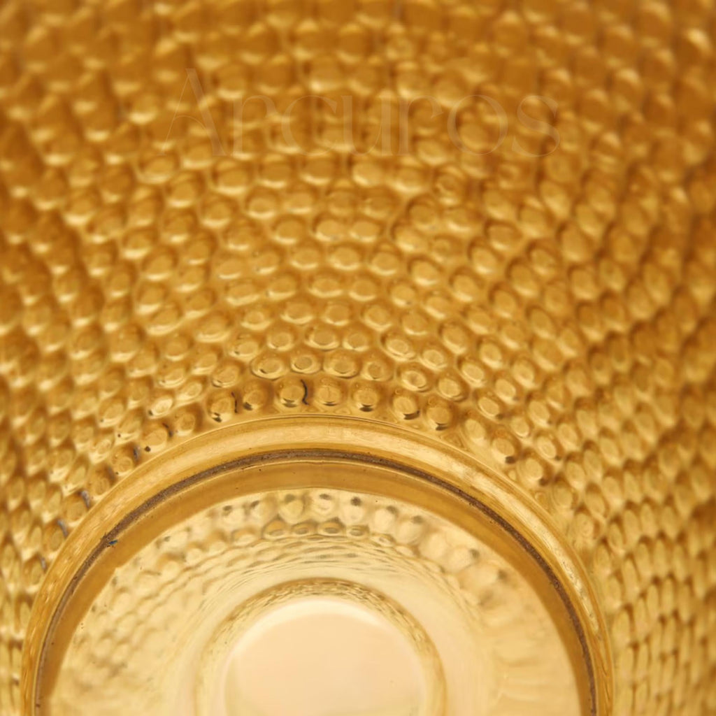 Handmade Hammered brass bathroom trash can Arcuros