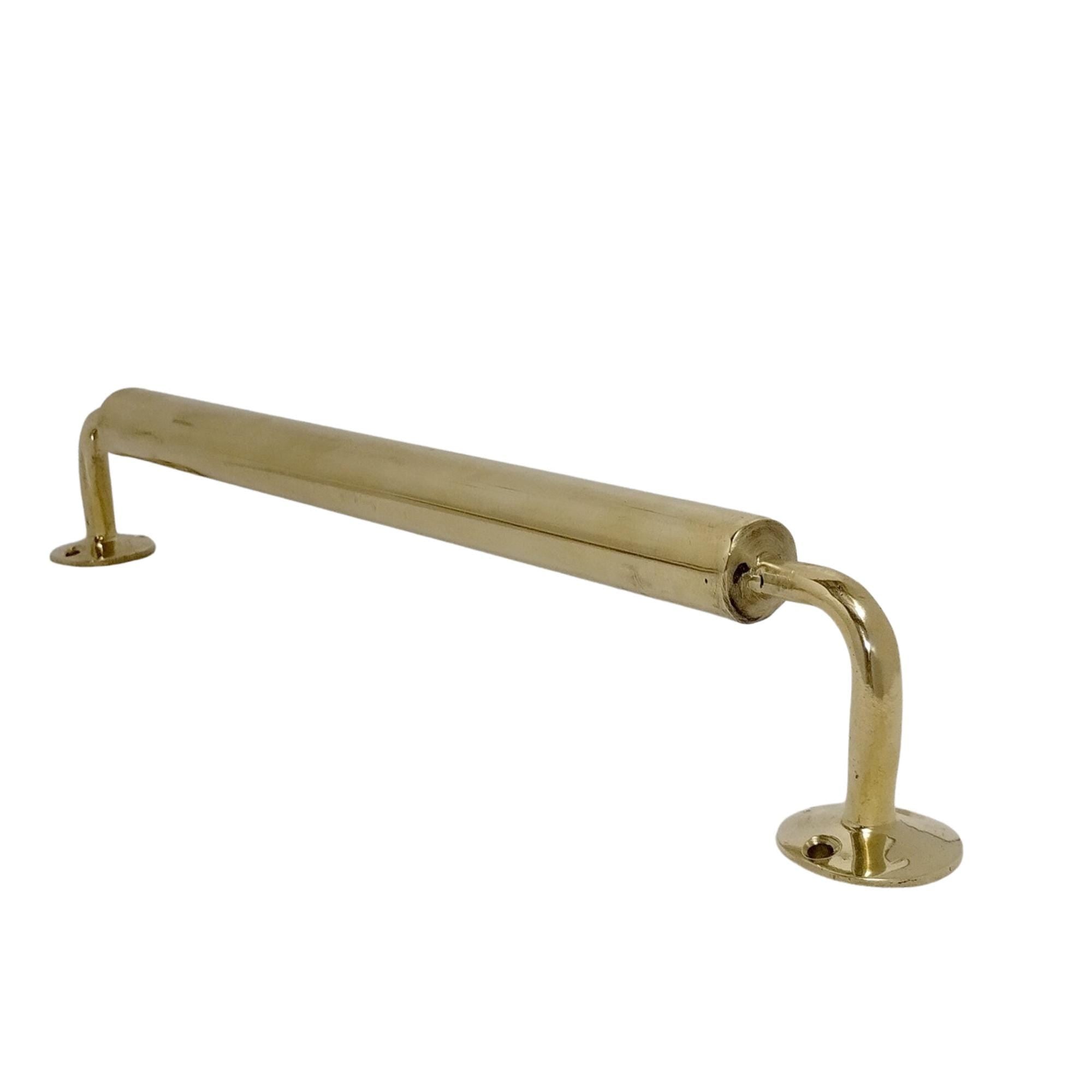 Handmade Unlacquered Brass Towel Bar: Moroccan Bathroom Decor Arcuros