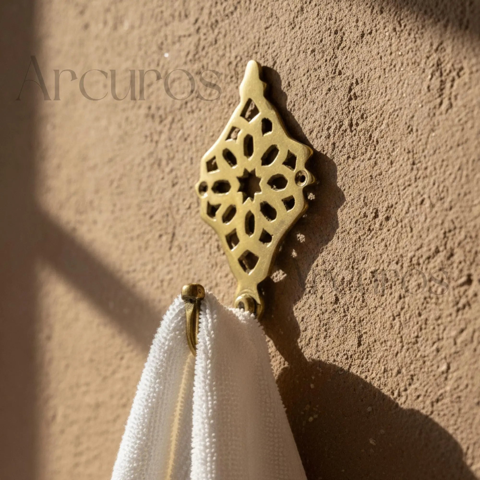 Solid Unlacquered Brass Hook