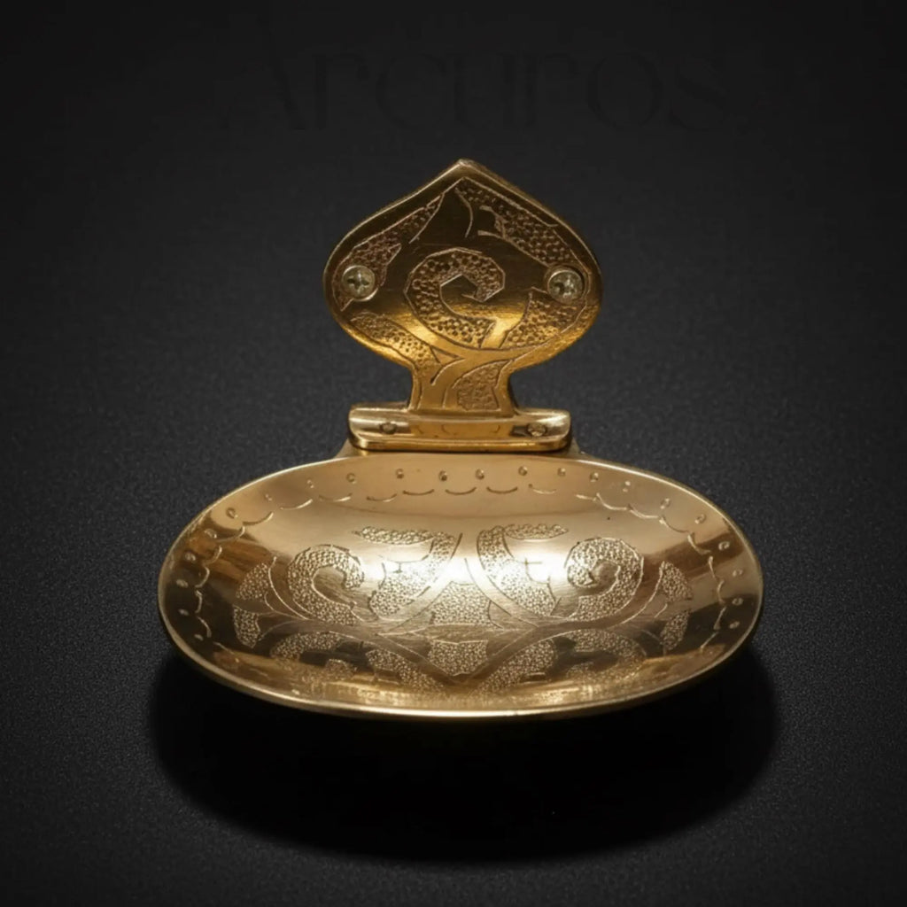 Handcrafted Solid Brass Soap Dish: Vintage Bathroom Accessory Beldiatlas