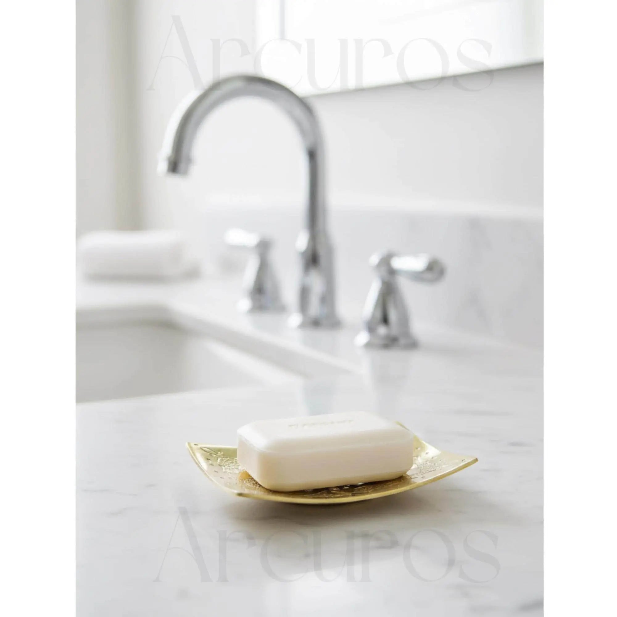 Unlacquered Brass Soap Dish, Soap Holder Handcrafted Beldiatlas